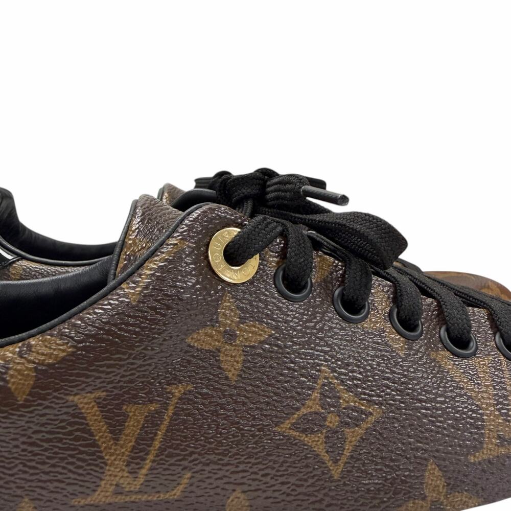 Louis Vuitton Front Row Sneaker Patent Monogram Canvas Womens 36.5 / US 6.5 ASIS - Picture 7 of 13